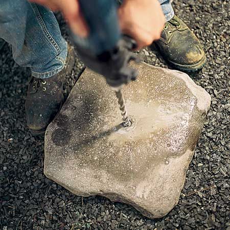 Как сделать отверстие в поделочном камне
