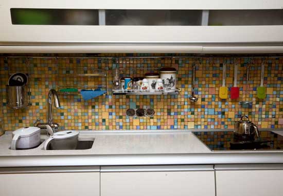 мозаика на кухне фартук фото