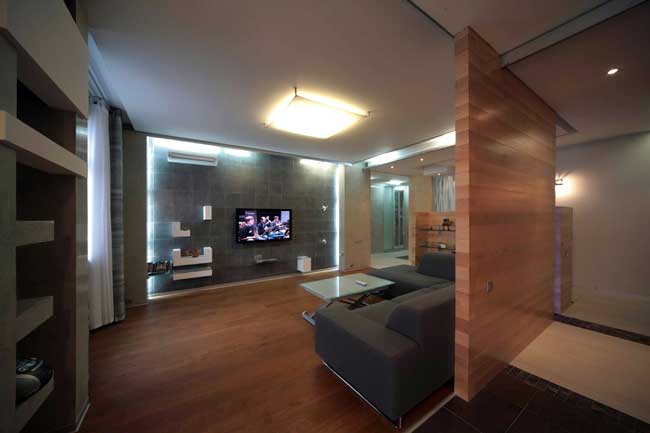 Дизайн современной большой гостиной в доме