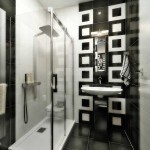 Дизайн проект черной ванной комнаты. Фото 4