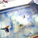 Фотопечать на натяжном потолке дизайн детской