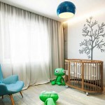 Детская комната для маленького ребенка в стиле лофт. Фото