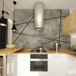 Небольшая угловая белая кухня IKEA. Фото