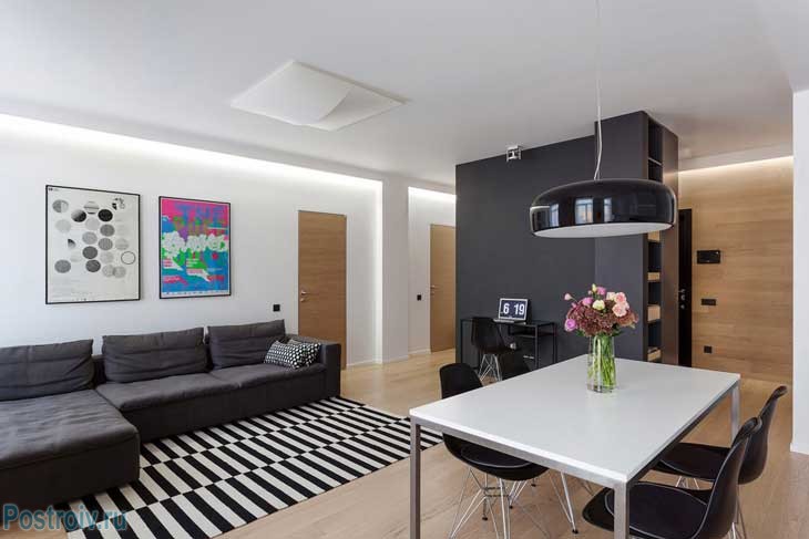 Стиль минимализм в интерьере квартиры. Фото