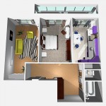 Дизайн 2-комнатной квартиры в современном стиле г. Казань