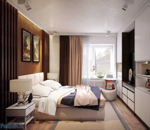 Спальня 12 кв м прямоугольная длинная дизайн