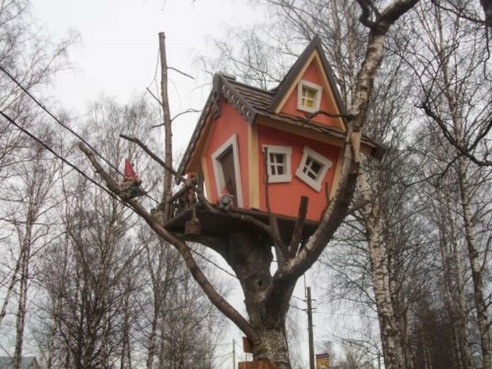 Casa en el árbol con tus propias manos. Cómo hacer una casa para niños