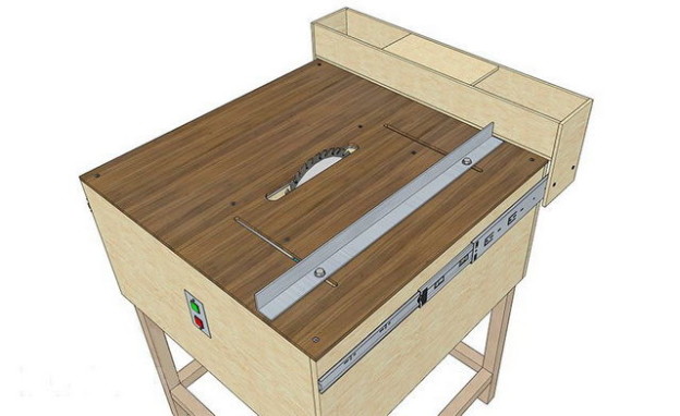 Распиловочный стол для циркулярной пилы чертеж