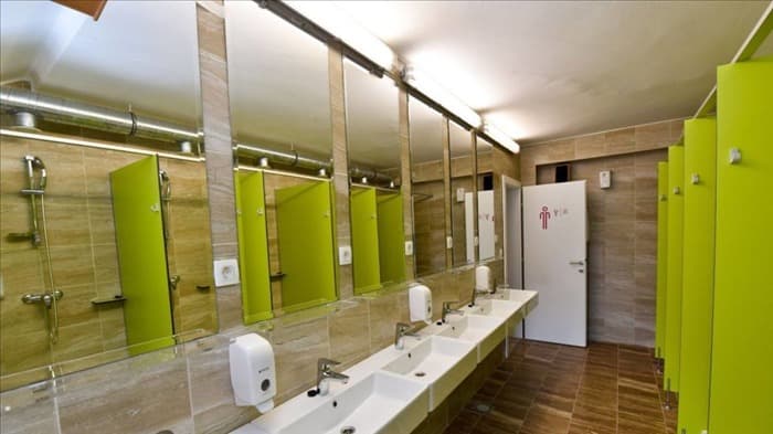 Ванная комната в хостеле