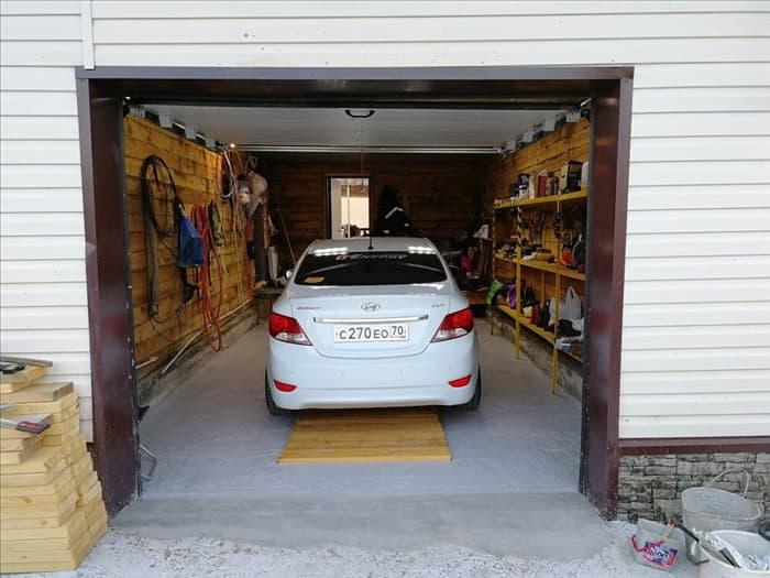 Кирпичные ворота для гаража