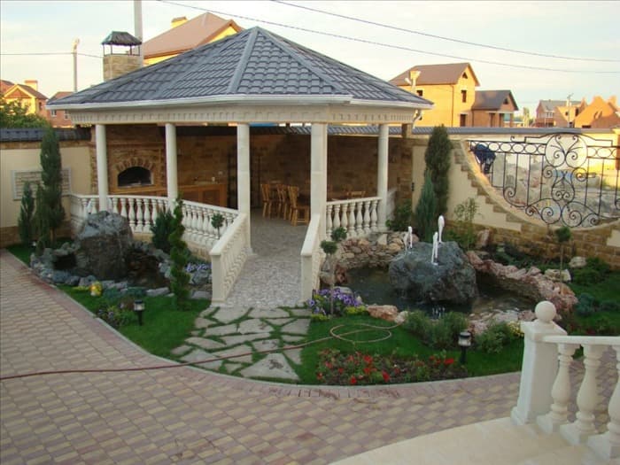 Красивые дворы в Дагестане