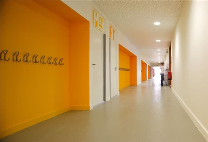 Цвет коридоров в школе