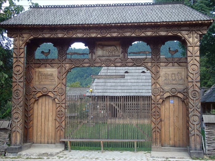 Марамуреш деревянные ворота