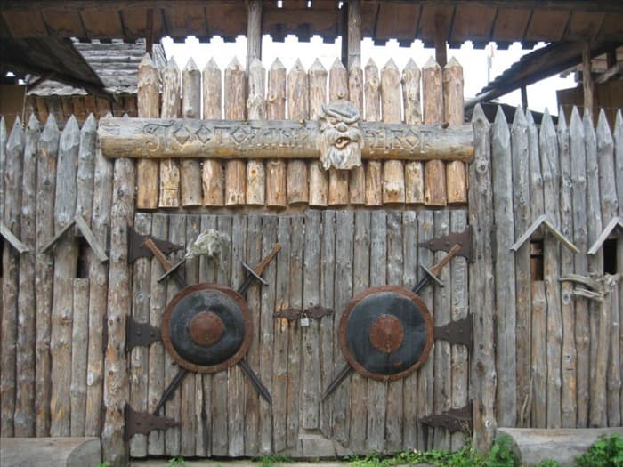 Заборы Частоколы в древней Руси